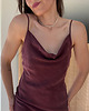 sukienki midi damskie Sukienka Breath burgundy 5
