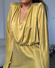sukienki midi damskie Sukienka Desire gold lyocell 4