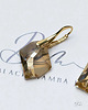 komplet biżuterii Unikatowy Komplet Biżuterii Swarovski Golden Shadow (Srebro Pozłacane ) 6