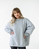 bluza bez kaptura damska Bluza Biggie Szary Jasny Melanż 4