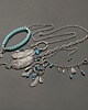 bransoletki wire wrapping Indianki vol.2 - bransoletka 6
