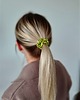 gumki do włosów Gumka jedwabna, scrunchie, gumka satynowa soczyste jabłko MINI 2