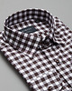 koszule męskie koszula matera 00243 długi rękaw brąz slim fit 176/182 40 1