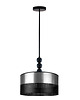 plafony Designerska lampa sufitowa z kulkami SALAMANCA z czarno-miedzianym kloszem 7