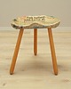 stołki Taboret trójnóg, duński design, lata 50, designer: Arne Hovmand-Olsen 1