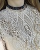 chokery Choker z koralików w kwiatowy wzór 1