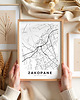 plakaty Plakat Zakopane mapa 3
