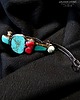spinki i klamry do włosów Spinka do włosów Turkus i koral oryginalnny prezent handmade 4