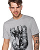 t-shirty męskie T-shirt męski UNDERWORLD Dragon szary 3