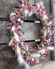 wianki Naturalny wianek z suszonych roślin z lawendą 1