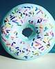 poduszki z grafiką Poduszka pączek Donut mniejszy miętowy 5