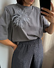 t-shirt damskie T-Shirt Art French grey z poduchami 2