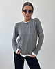 bluzki z długim rękawem damskie Sweater Touch grey 8