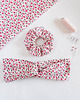 gumki do włosów Scrunchie/frotka RÓŻOWE KWIATUSZKI 2