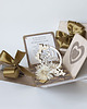 kartki scrapbooking 50 rocznica ślubu, złote gody, exploding box 2