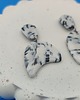 kolczyki z masy plastycznej Kolczyki VELA marble 2