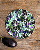 podkładki do kuchni Podkładka pod talerz-Bakłażan- Aubergine- Zimowe krzewy- Ilustracja 1