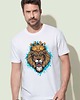 t-shirty męskie Koszulka organiczna z nadrukiem King of king 1