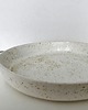miski i misy miska ceramiczna biała z brązowymi plamkami 1