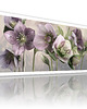 obrazy OBRAZ NA PŁÓTNIE -FIOLETOWE  KWIATY 150x60cm 2