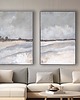 obrazy Duży dyptyk - 2 obrazy w neutralnych kolorach, 120x160 cm GOTOWY DO WYSYŁKI 1