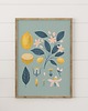 plakaty Plakat  "Cytryny" 30x40cm na miętowym tle 2