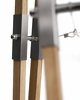 lampy podłogowe Lampa podłogowa LEEA - STEEL OAK.  Abażur fornir  dąb. 8