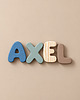 naklejki ścienne do pokoju dziecka Personalizowane Drewniane Literki Bubble Letters 7