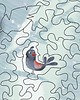 puzzle dla dzieci Puzzle Zimowy Lis 4