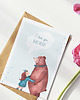 kartki okolicznościowe - wydruki Kartka miłosna - I Love you Beary Much 1