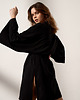 sukienki midi damskie Kimono do jogi PEACE - black sky 2