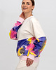 bluza bez kaptura damska Bluza  Basic ,,IRIS" Ecru / Kolorowa 3