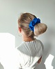 gumki do włosów Gumka jedwabna, scrunchie, frotka królewski chaber MAXI 1