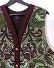 kamizelki damskie Kamizelka L z żakardowej narzuty z okresu PRL-u 2