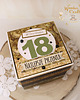 kartki scrapbooking Exploding box prezent na 18 urodziny, męska kartka urodzinowa GOTOWA 3