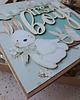 kartki scrapbooking Kartka na baby shower chłopca (w pudełku) 1