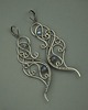 kolczyki wire wrapping Długie kolczyki labradoryt wire wrapping 1