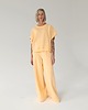 komplety damskie Komplet oversized bezrękawnik i szerokie spodnie peach 5