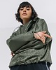 kurtki damskie Kurtka wiatrówka typu anorak khaki 1