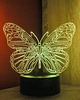 lampy do pokoju dziecka Lampka LED motyl 4