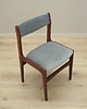 krzesła Komplet czterech krzeseł mahoniowych, duński design, lata 70, produkcja: Dania 9