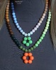 korale Naszyjniki w stylu Boho bajecznie kolorowy Optymistyczny prezent  handmade 2