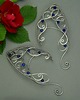 nausznice Nausznica zausznica uszy elfa lapis lazuli wire wrapping 3