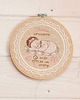 obrazy i plakaty do pokoju dziecięcego Haftowana personalizowana metryczka, pamiątka narodzin w oprawie 20 cm 7