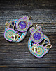 kolczyki soutache Secret Garden - pastelowe kolczyki soutache 1