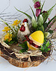 ozdoby wielkanocne Wielkanocny stroik kogut jajko 6