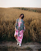 bluzki kimonowe damskie Kimono Bloom turkus SHORT 1