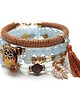 bransoletki z kamieni naturalnych Aqua and cognac vol. 4 /15.10.24/ - set 1
