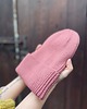 czapki damskie CZAPKA Beanie merino pudrowy róż daboo 1