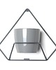 kwietniki Kwietnik Metalowy Ścienny PENTAGONO PRO 37/42cm Szary 2